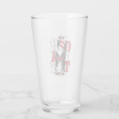 帽子の中の猫 | B&W文字 タンブラーグラス (裏面)