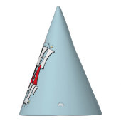 帽子の中の猫 | B&W文字 パーティーハット (右)