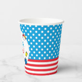 帽子の中の猫 | It's a Girl Baby Shower 紙コップ (裏面)