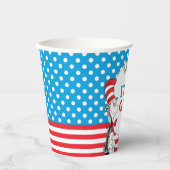 帽子の中の猫 | It's a Girl Baby Shower 紙コップ (正面)