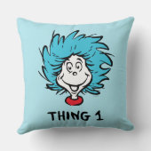 帽子の中の猫 | Thing 1 クッション (裏面)