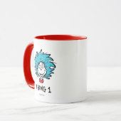 帽子の中の猫 | Thing 1 マグカップ (正面左)