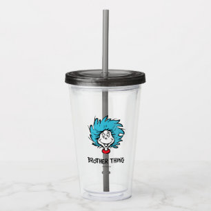 帽子の中の猫   Thing 1 Thing 2 - Brother Thing アクリルタンブラー