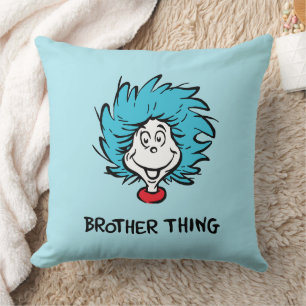 帽子の中の猫   Thing 1 Thing 2 - Brother Thing クッション