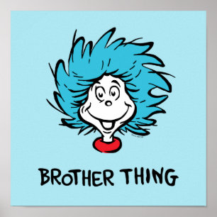 帽子の中の猫   Thing 1 Thing 2 - Brother Thing ポスター