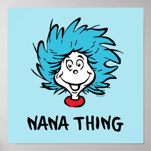 帽子の中の猫 | Thing 1 Thing 2 - Nana Thing ポスター (正面)