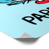 帽子の中の猫 | Thing 1 Thing 2 - Papa Thing ポスター (角)