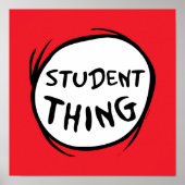 帽子の中の猫 | Thing 1 Thing 2 - Student Thing ポスター (正面)