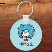 帽子の中の猫 | Thing 1 Thing 2 - Thing 2 キーホルダー (正面)