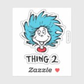 帽子の中の猫 | Thing 2 シール (シート)