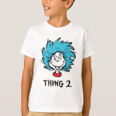 帽子の中の猫 | Thing 2 Tシャツ (正面)