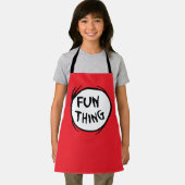 帽子の中の猫 | Thing One Thing Two -おもしろい エプロン (インサイチュ)