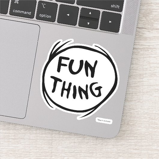 帽子の中の猫 | Thing One Thing Two -おもしろい シール (詳細)