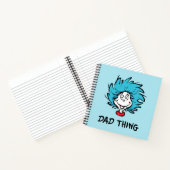 帽子の中の猫 | Thing One Thing Two -パパThing ノートブック (内部)