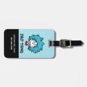 帽子の中の猫 | Thing One Thing Two -パパThing ラゲッジタグ (正面横)