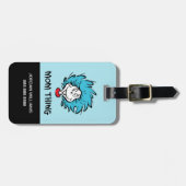 帽子の中の猫 | Thing One Thing Two - Mom Thing ラゲッジタグ (正面横)