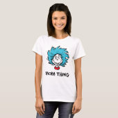 帽子の中の猫 | Thing One Thing Two - Mom Thing Tシャツ (正面フル)