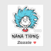 帽子の中の猫 | Thing One Thing Two - Nana Thing シール (シート)