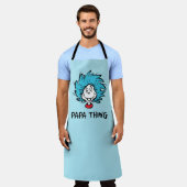 帽子の中の猫 | Thing One Thing Two - Papa Thing エプロン (着用した状態)
