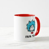 帽子の中の猫 | Thing One Thing Two - Papa Thing マグカップ (正面右)