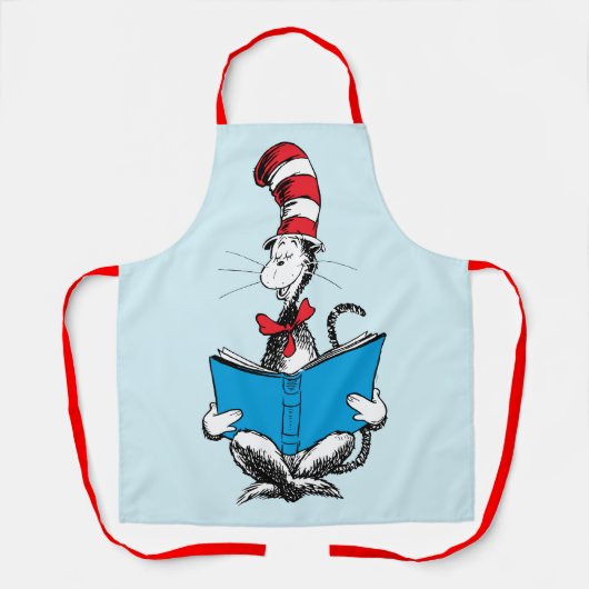 帽子の中の読猫 エプロン (正面)