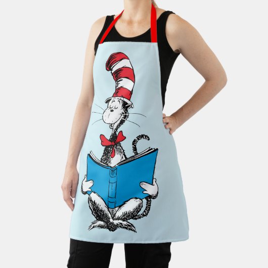 帽子の中の読猫 エプロン (インサイチュ)