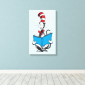 帽子の中の読猫 キャンバスプリント (インサイチュ (ウッドフロア))