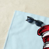 帽子の中の読猫 ビーチタオル (インサイチュ)