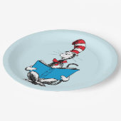 帽子の中の読猫 ペーパープレート (アングル)