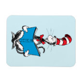 帽子の中の読猫 マグネット (横)