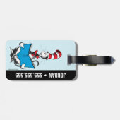 帽子の中の読猫 ラゲッジタグ (裏面横)