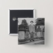 帽子の人 缶バッジ (正面&裏面)