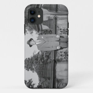 帽子の人 iPhone 11 ケース