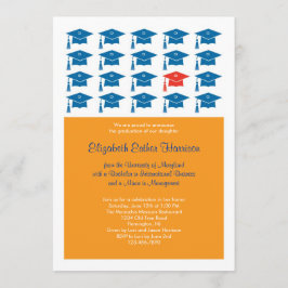 帽子の卒業の招待状 招待状