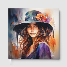 帽子の女：恵みのポートレート鮮やか ゲストブック