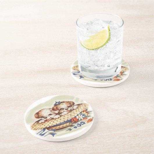 帽子の子犬 コースター (側面)