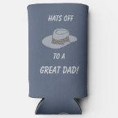 帽子の帽子 スリム缶クーラー (正面)