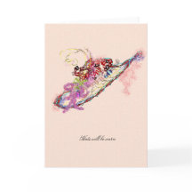 帽子の招待カード