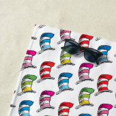 帽子の柄のカラフル猫 ビーチタオル (インサイチュ)