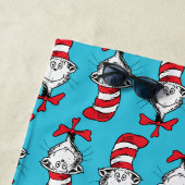 帽子の柄の猫 ビーチタオル (インサイチュ)