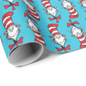 帽子の柄の猫 ラッピングペーパー (ロールコーナー)