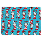 帽子の柄の猫 ラージペーパーバッグ (裏面)