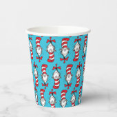 帽子の柄の猫 紙コップ (左)