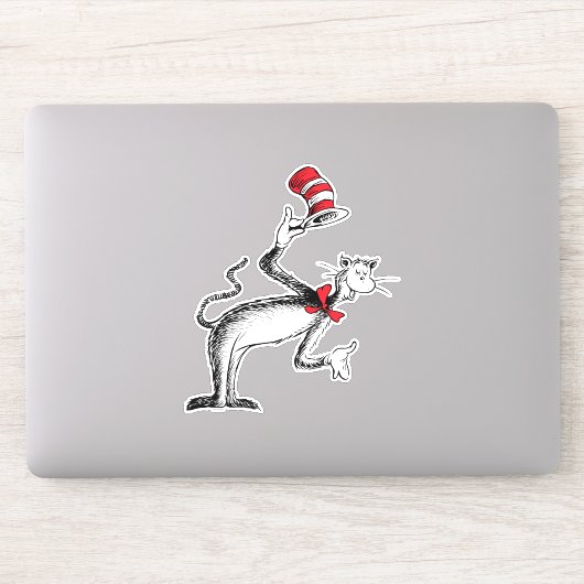 帽子の猫がお辞儀をする シール (コンピューター)