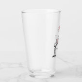 帽子の猫がお辞儀をする タンブラーグラス (右)