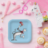 帽子の猫がお辞儀をする ペーパープレート (パーティー)