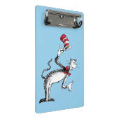 帽子の猫がお辞儀をする ミニクリップボード (アングル)