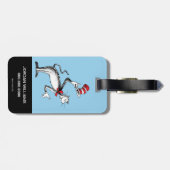 帽子の猫がお辞儀をする ラゲッジタグ (裏面横)