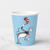 帽子の猫がお辞儀をする 紙コップ (正面)