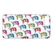 帽子の猫のカラフルな柄 Case-Mate iPhoneケース (裏面(横))